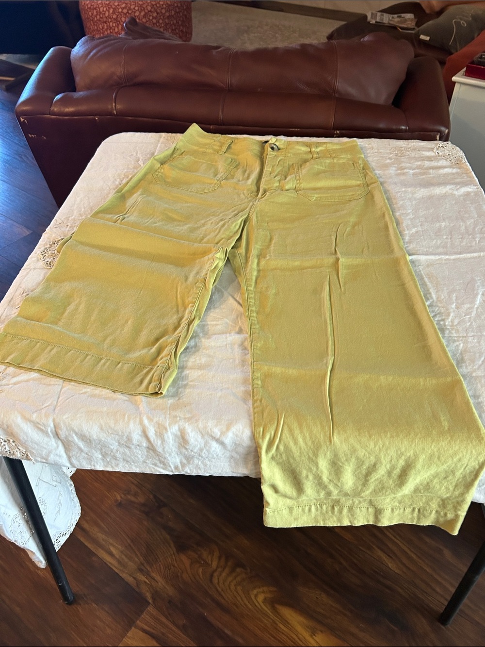 Maeve The Colette - Linen and viscose with 2%stretch sz 32